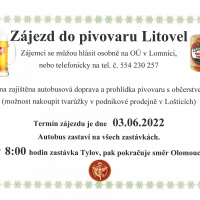 Zájezd do pivovaru Litovel 2022